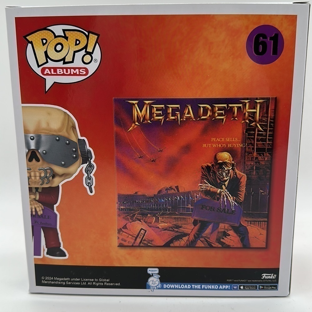 Funko Pop! Megadeth Vinyl #61 Peace sells... But who's buying - Picture 2 of 5